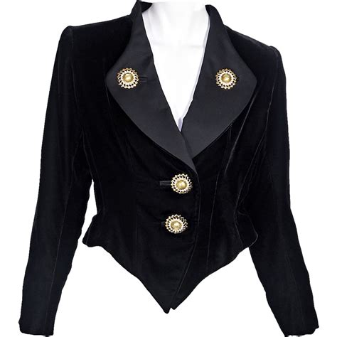 yves saint laurent veston femme|Veste en velours .